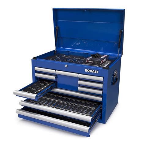 113 piece kobalt tool set with metal tool box|kobalt tool boxes clearance.